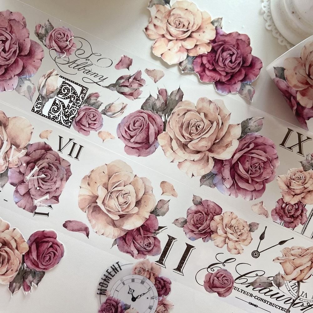 Vintage Rose PET Washi Tape