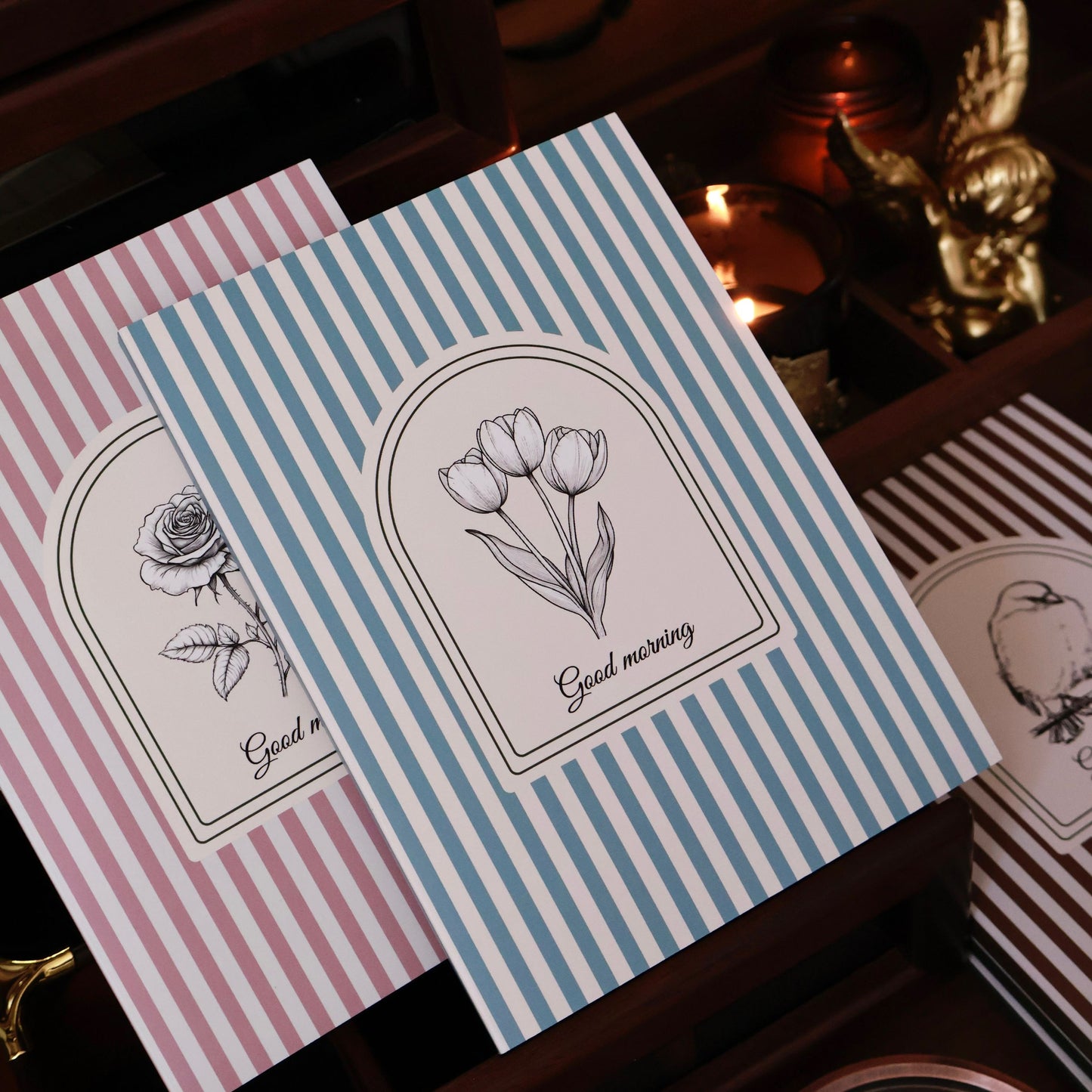 Retro Striped Book Notebook Journal notebook collage book blank notebook