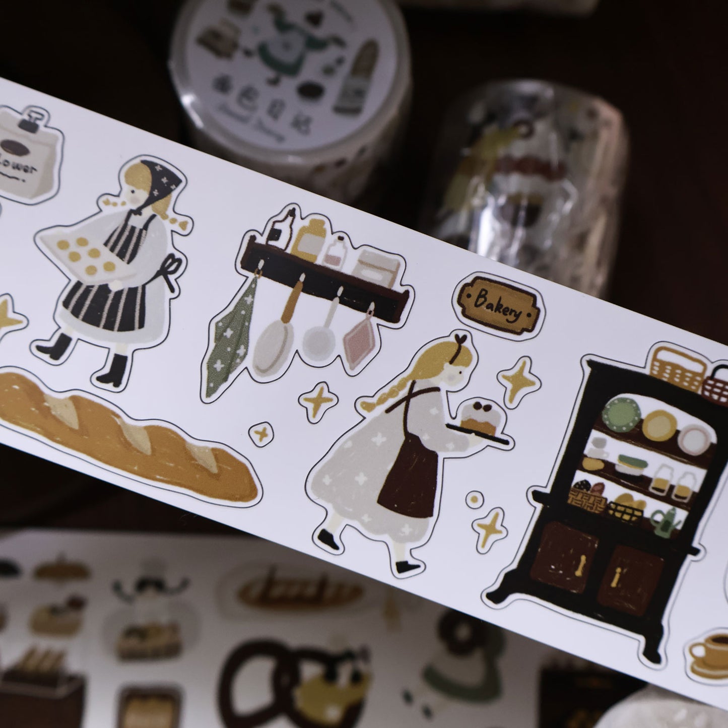 Bread Diary Collection Masking Tape | Cute PET / Washi Tape