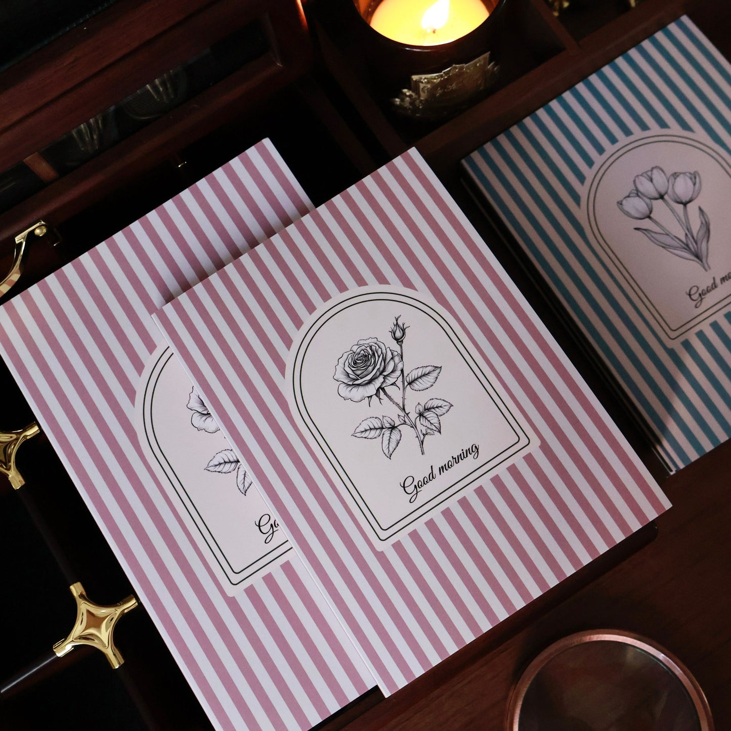 Retro Striped Book Notebook Journal notebook collage book blank notebook