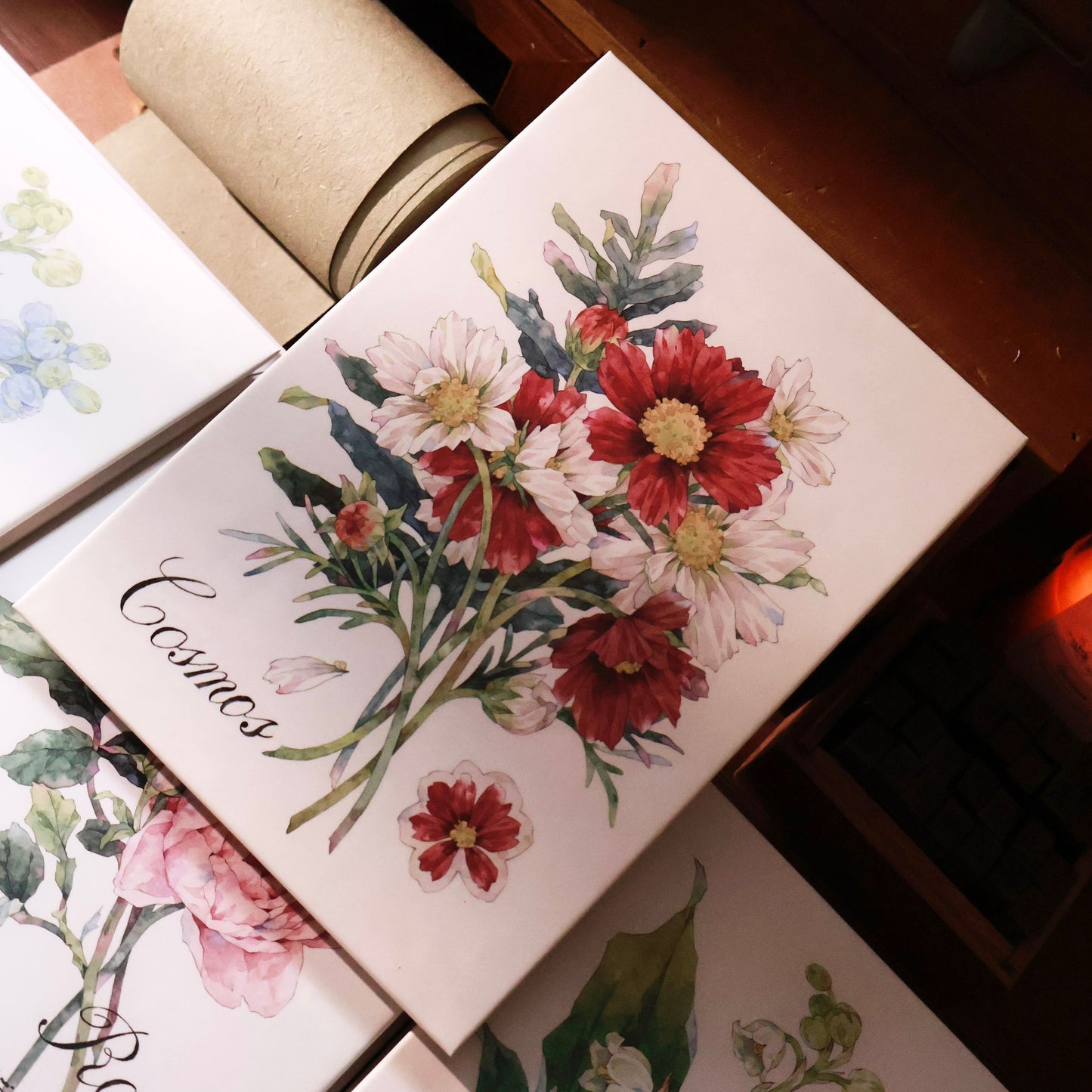 Flowers Notebook organ notebook collage book blank notebook organ book