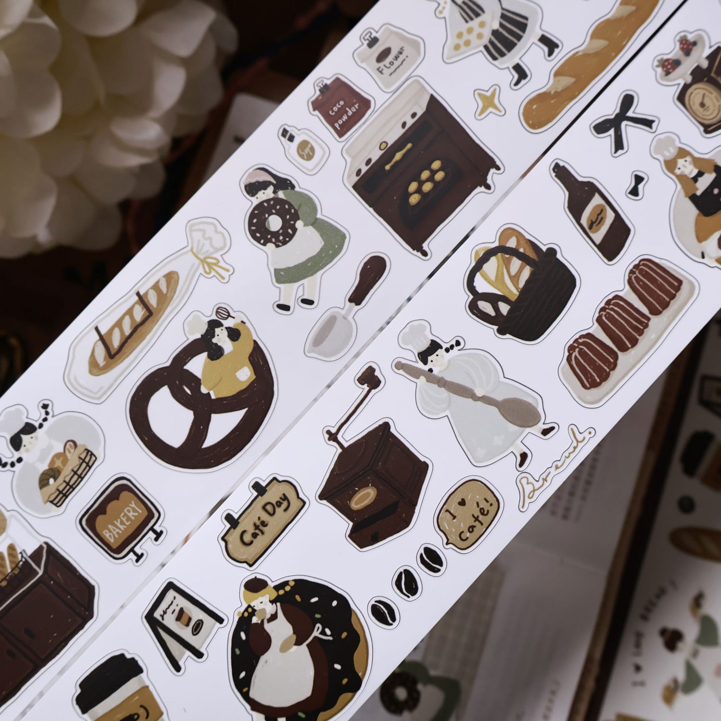 Bread Diary Collection Masking Tape | Cute PET / Washi Tape