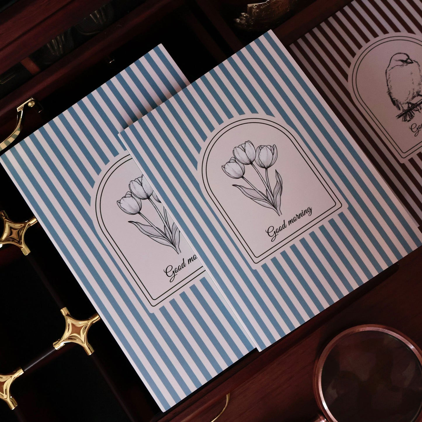 Retro Striped Book Notebook Journal notebook collage book blank notebook