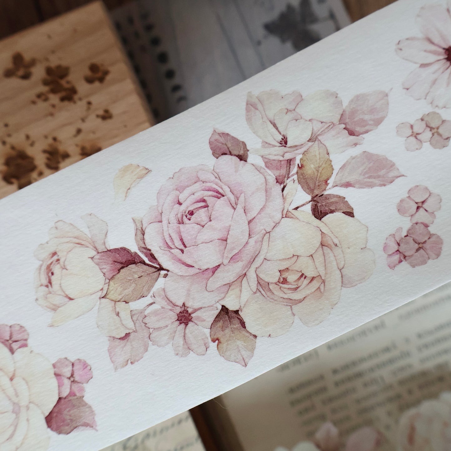 Yuyao vintage flower PET and Washi tape