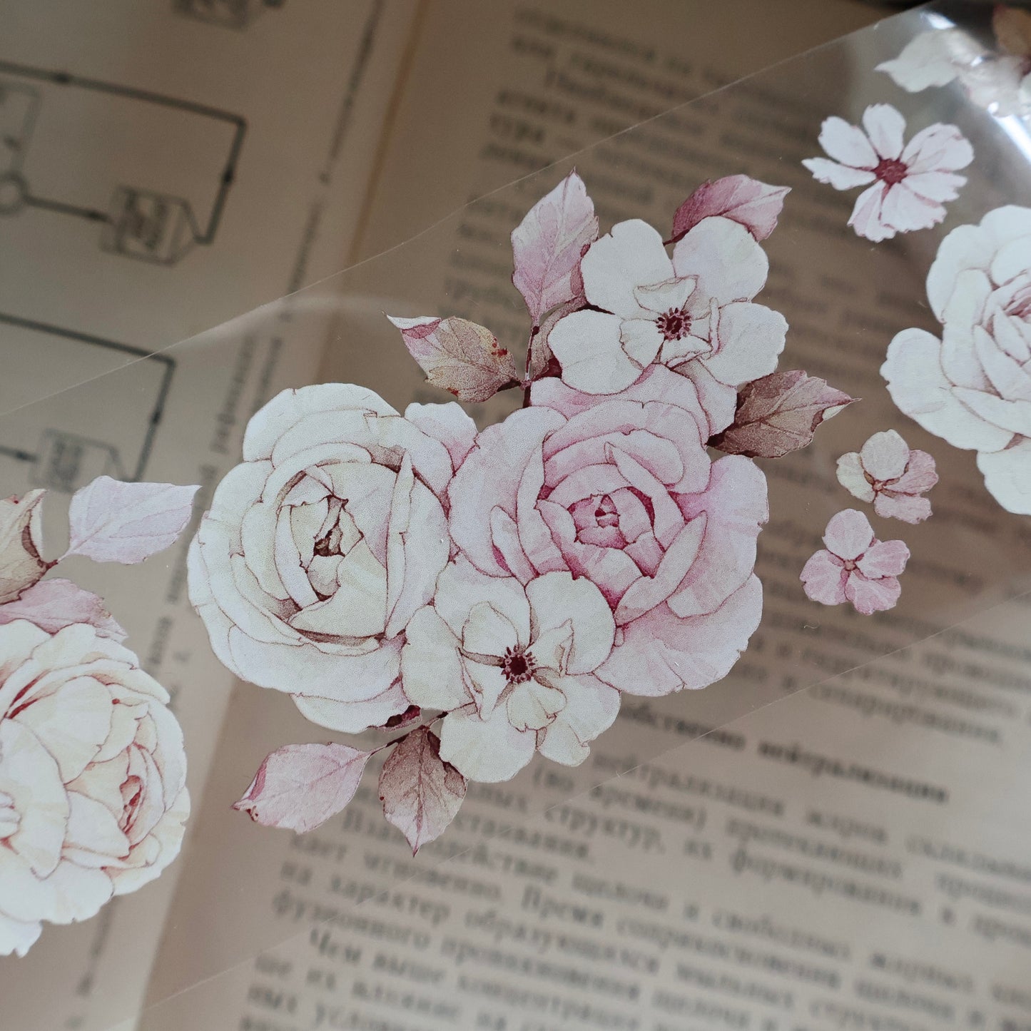 Yuyao vintage flower PET and Washi tape