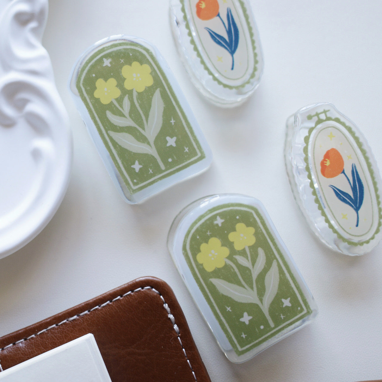 Light Retro Handbook Clip Cute Clip Journal Clip Small Clip