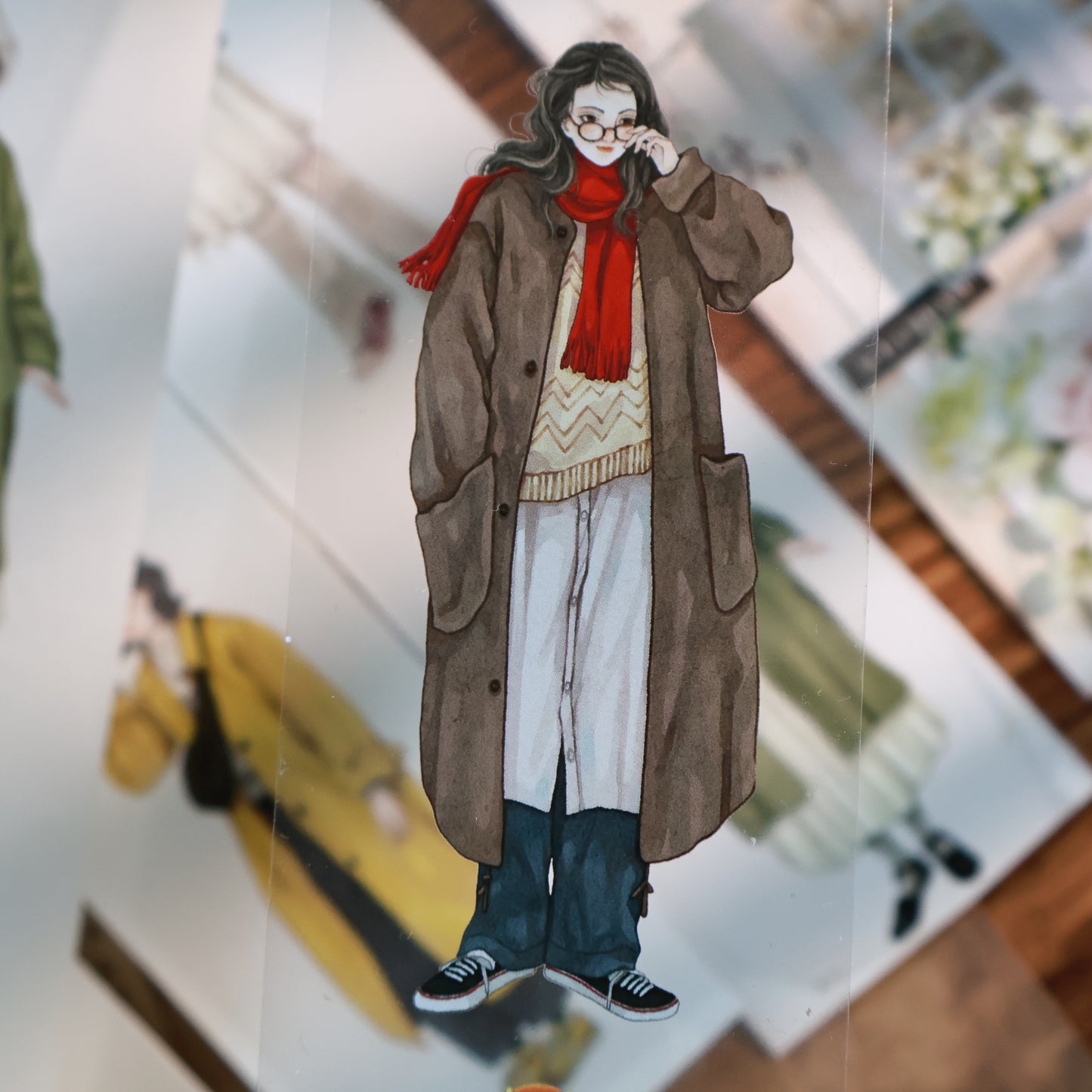 Winter is not over character Retro PET and Washi Paper Tape