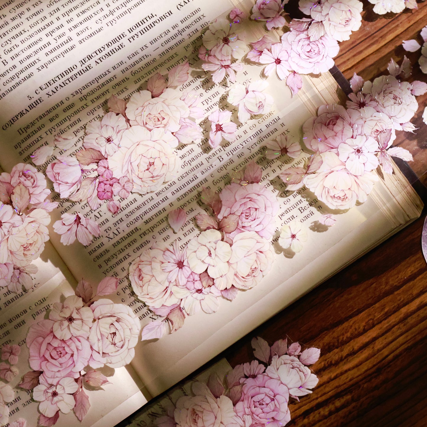 Yuyao vintage flower PET and Washi tape