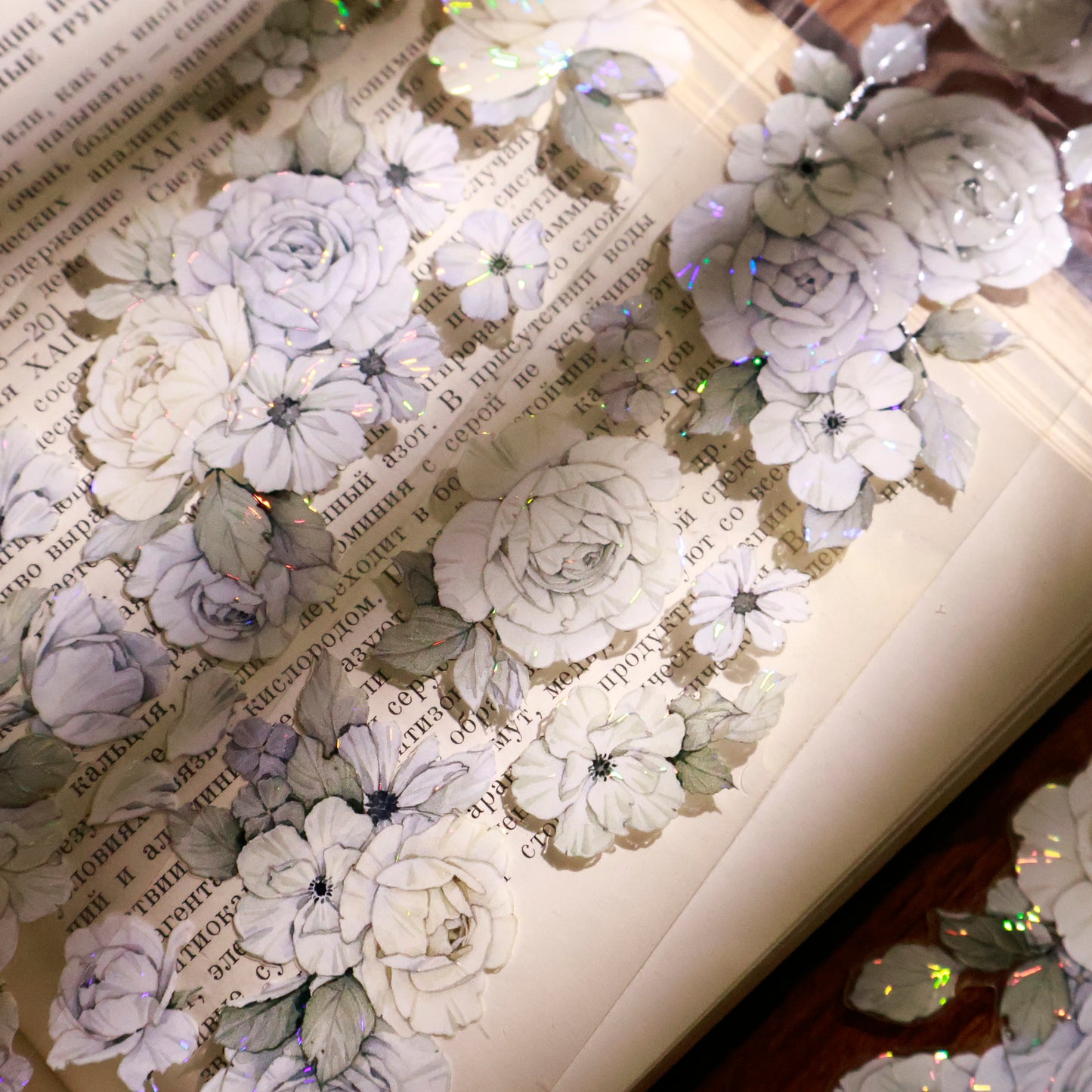 Yuyao vintage flower PET and Washi tape