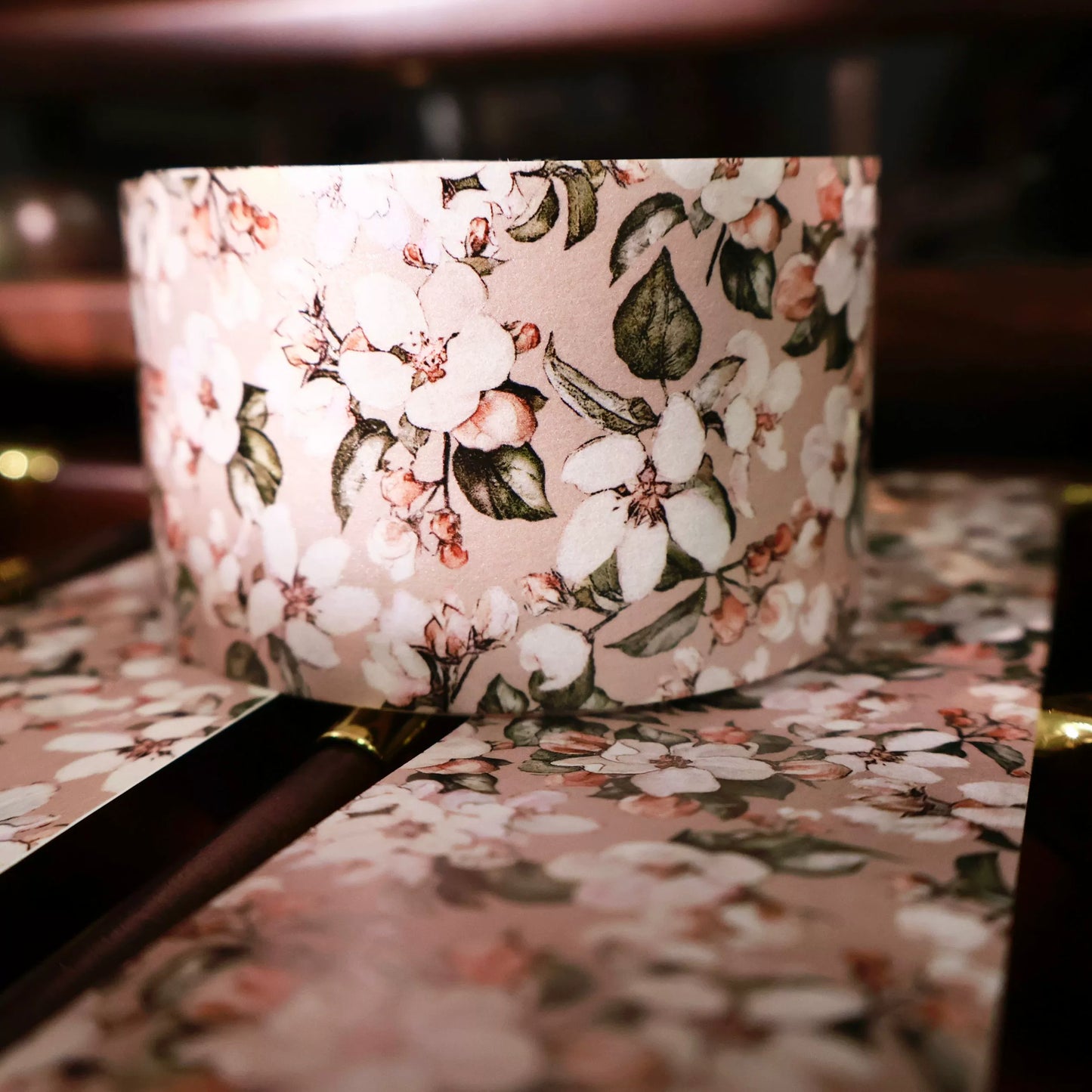 Basic floral Light retro base tape handbook material PET washi tape