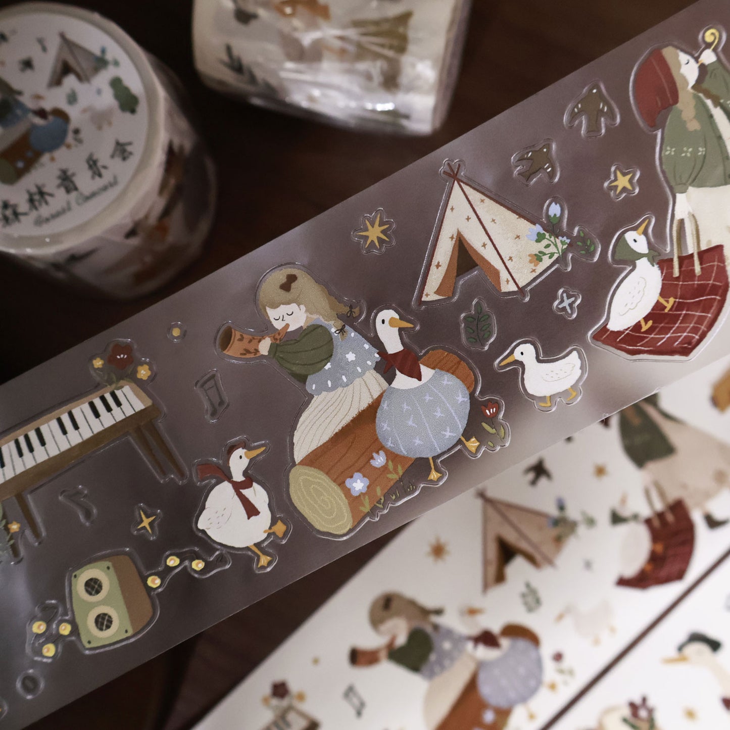 Forest concert Collection Masking Tape | Cute PET / Washi Tape