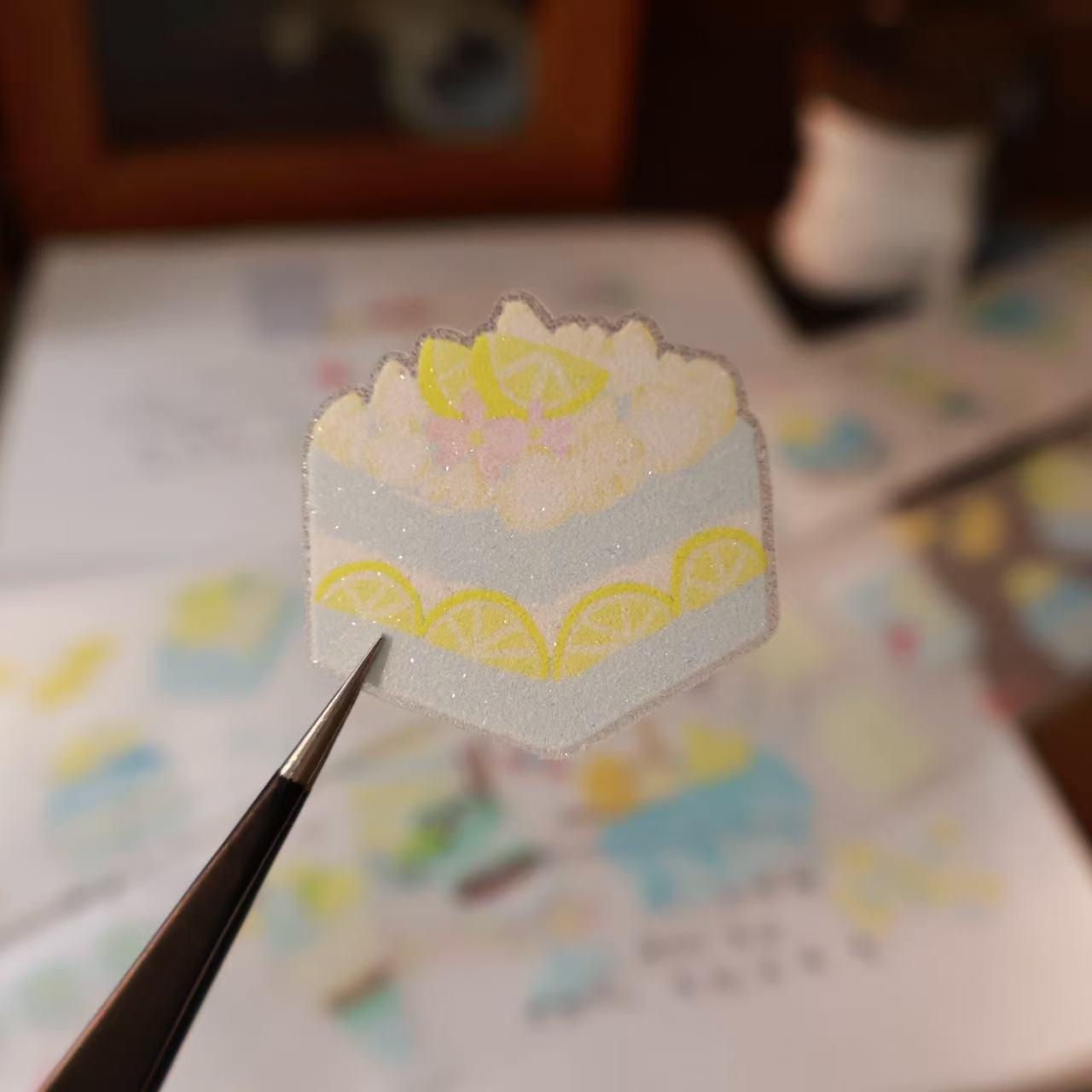 Sea-salt Lemon Collection Masking Tape | Cute PET / Washi Tape