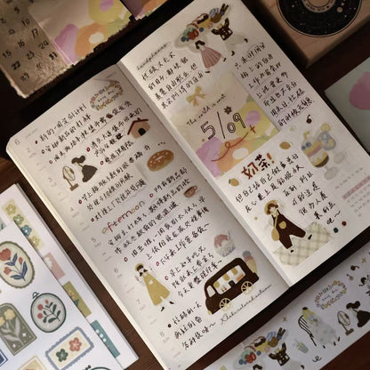 Macaron afternoon Collection Masking Tape | Cute  PET / Washi Tape