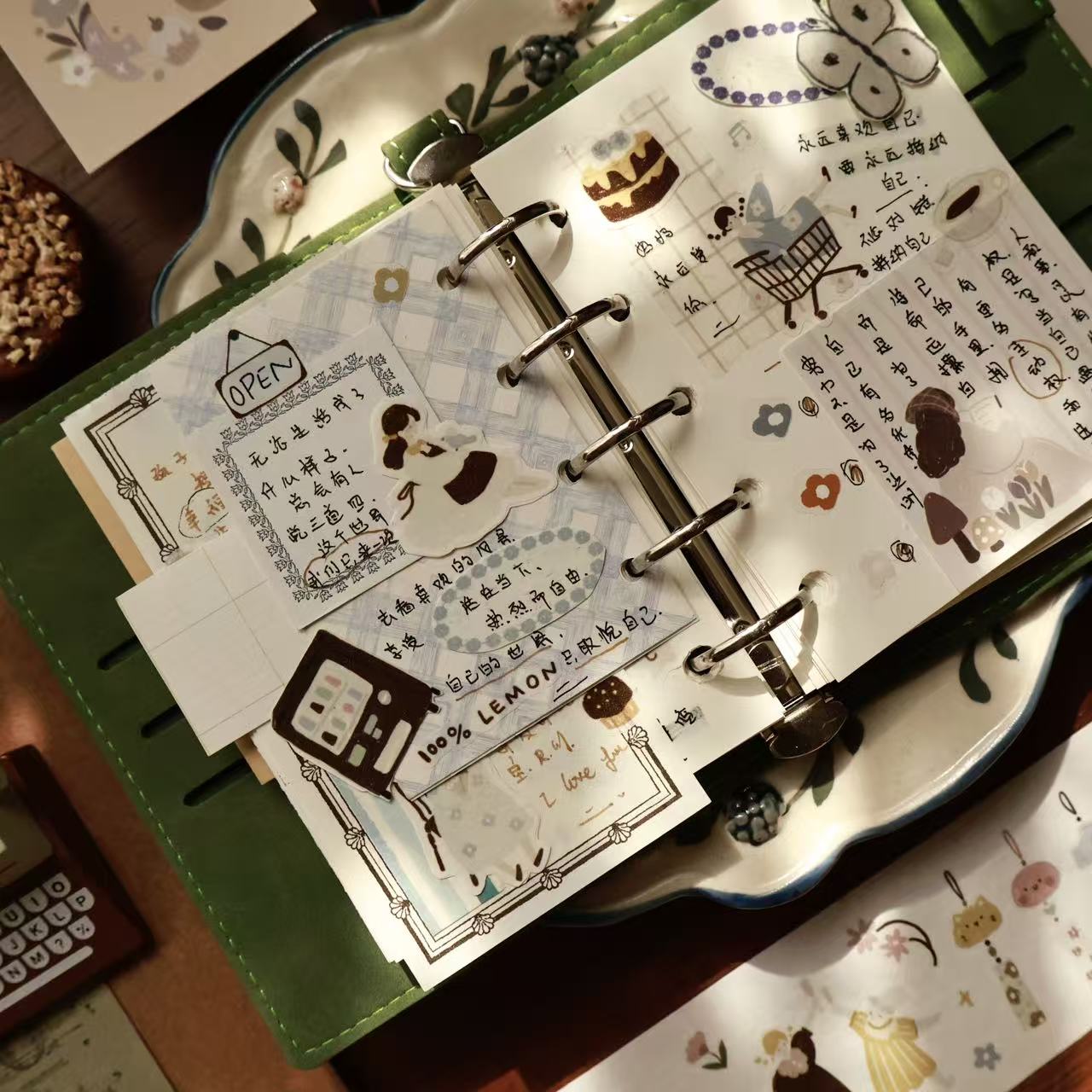 Macaron afternoon Collection Masking Tape | Cute  PET / Washi Tape