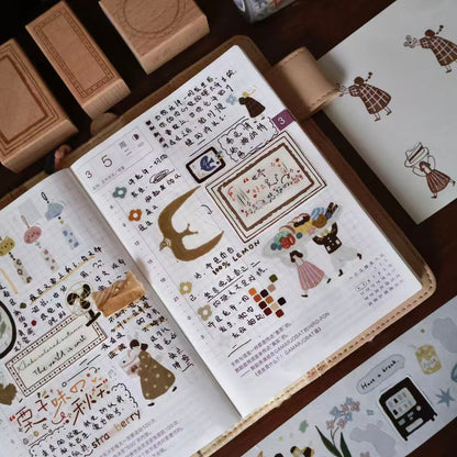 Macaron afternoon Collection Masking Tape | Cute  PET / Washi Tape