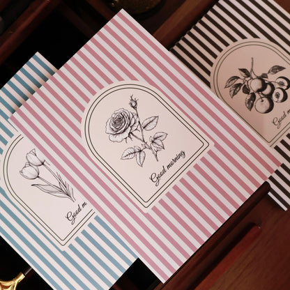 Retro Striped Book Notebook Journal notebook collage book blank notebook