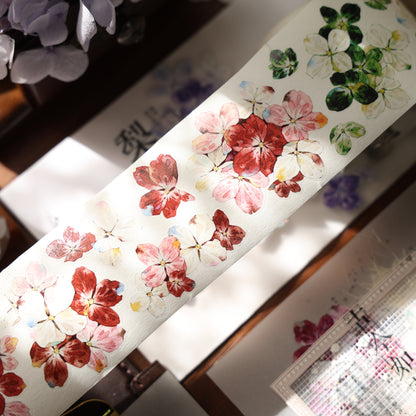 Flower under The Star vintage flower PET and Washi tape