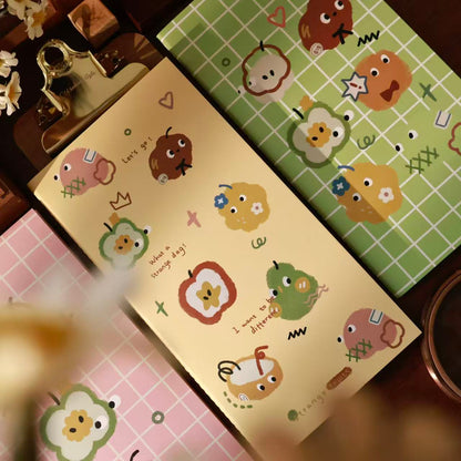 Flash sand/colored TN notebook Retro Striped Book Notebook Journal notebook collage book blank notebook