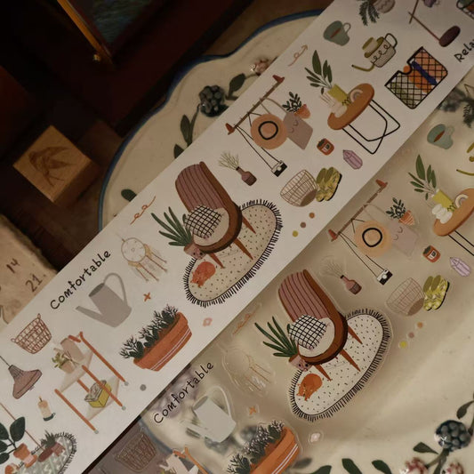 Half a day of leisure Collection Masking Tape | Cute  PET / Washi Tape