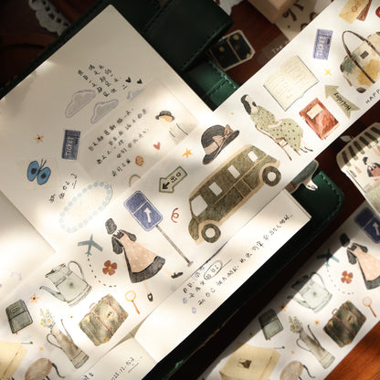 Travel diary Collection Masking Tape | Cute  PET / Washi Tape