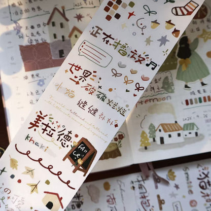 Warm Autumn Hand Gathering Collection Masking Tape | Cute  PET / Washi Tape