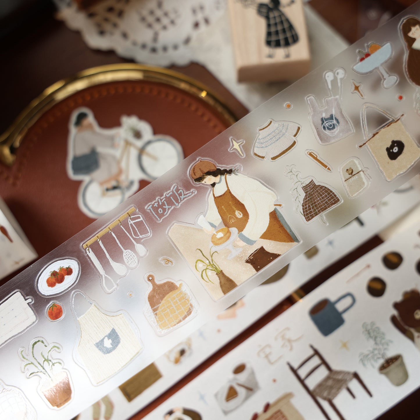 The life like salted fish Collection Masking Tape | Cute  PET / Washi Tape