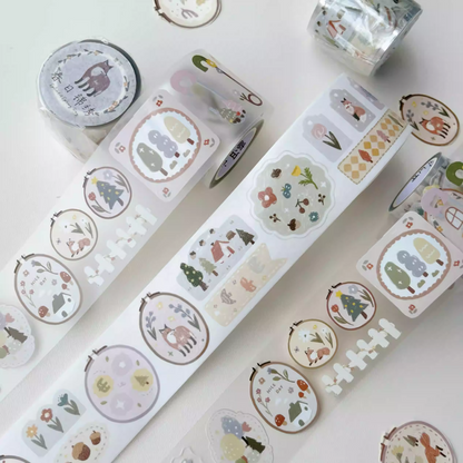 Splendid spring day cute light retro  PET washi tape