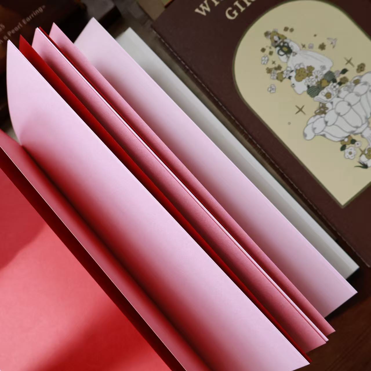 Flash sand/colored TN notebook Retro Striped Book Notebook Journal notebook collage book blank notebook