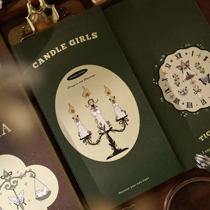 Flash sand/colored TN notebook Retro Striped Book Notebook Journal notebook collage book blank notebook