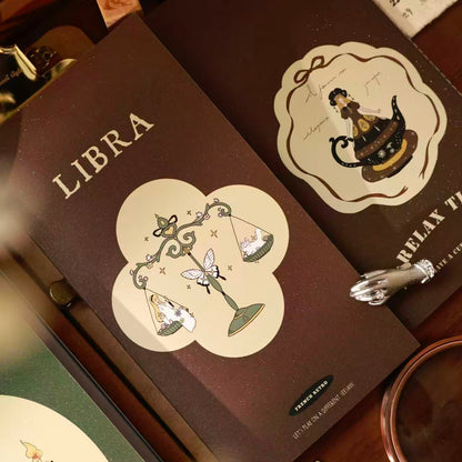 Flash sand/colored TN notebook Retro Striped Book Notebook Journal notebook collage book blank notebook