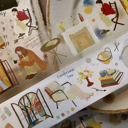 Time alone Collection Masking Tape | Cute  PET / Washi Tape