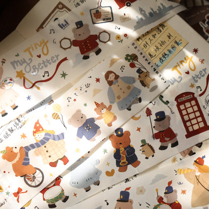 Carols of joy Collection Masking Tape | Cute  PET / Washi Tape