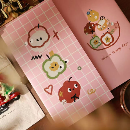 Flash sand/colored TN notebook Retro Striped Book Notebook Journal notebook collage book blank notebook