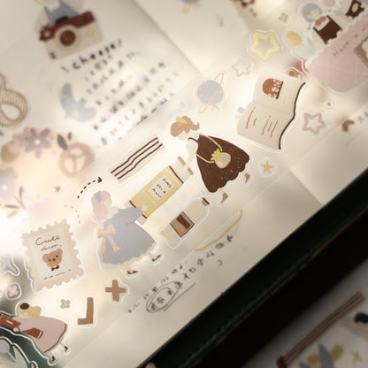 Stationery Planet Collection Masking Tape | Cute  PET / Washi Tape