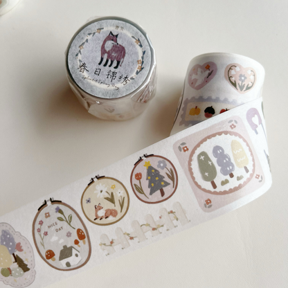 Splendid spring day cute light retro  PET washi tape