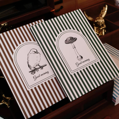 Retro Striped Book Notebook Journal notebook collage book blank notebook