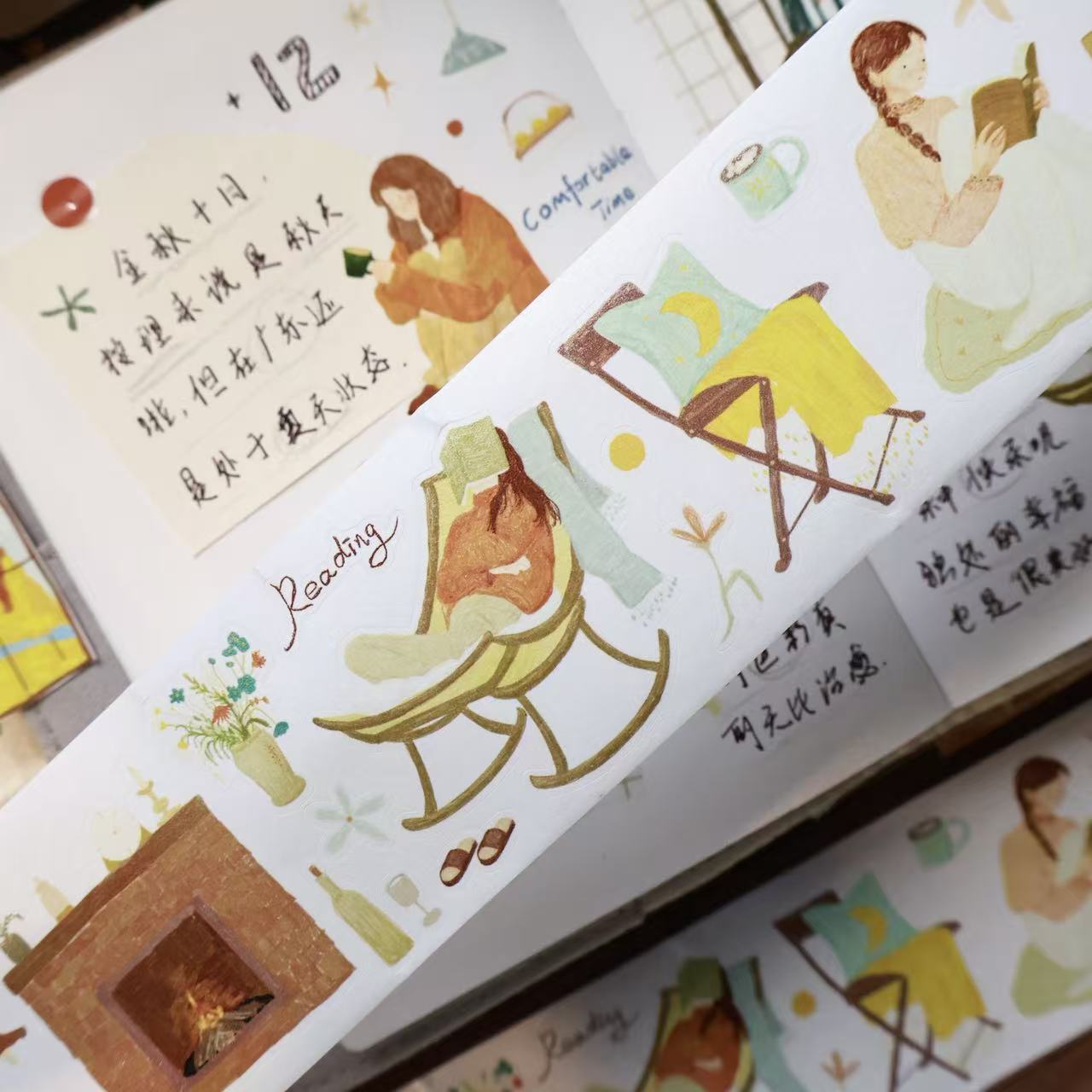 Time alone Collection Masking Tape | Cute  PET / Washi Tape