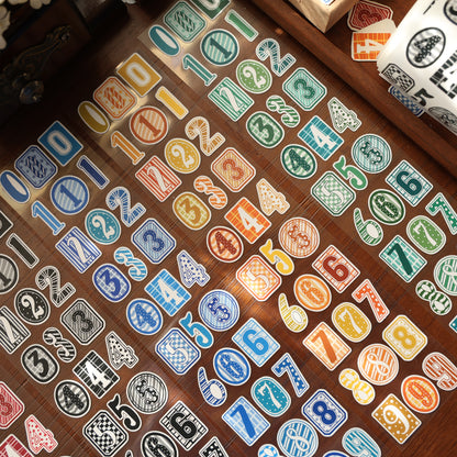 Number Matching Collection Masking Tape | Cute  PET / Washi Tape