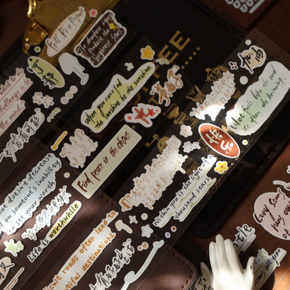 Words come alive Collection Masking Tape | Cute  PET / Washi Tape