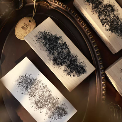 Maple upgraded Basic Big Stamp base Retro Wooden Notebook Rubber Stamp