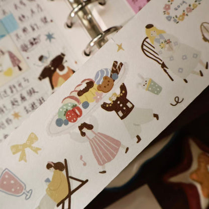 Macaron afternoon Collection Masking Tape | Cute  PET / Washi Tape