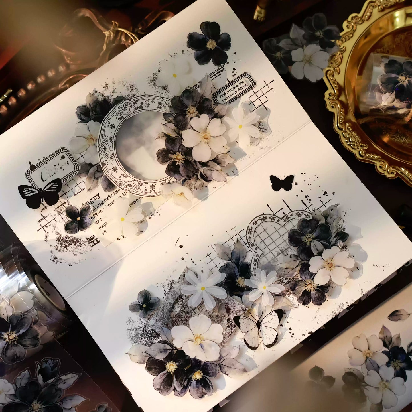 Maple upgraded Basic Big Stamp base Retro Wooden Notebook Rubber Stamp