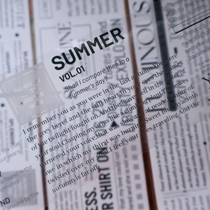 Magazine Notes Light retro base tape handbook material PET washi tape