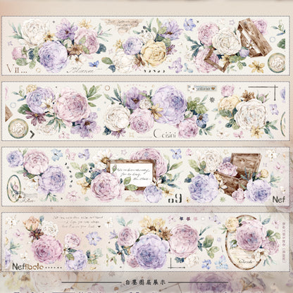 Quotes from Four Seasons vintage flower PET and Washi tape