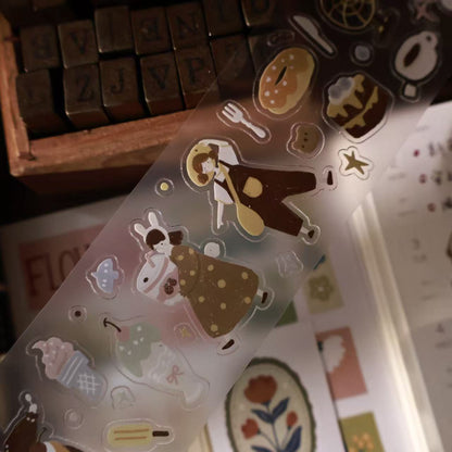 Macaron afternoon Collection Masking Tape | Cute  PET / Washi Tape