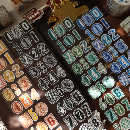 Number Matching Collection Masking Tape | Cute  PET / Washi Tape