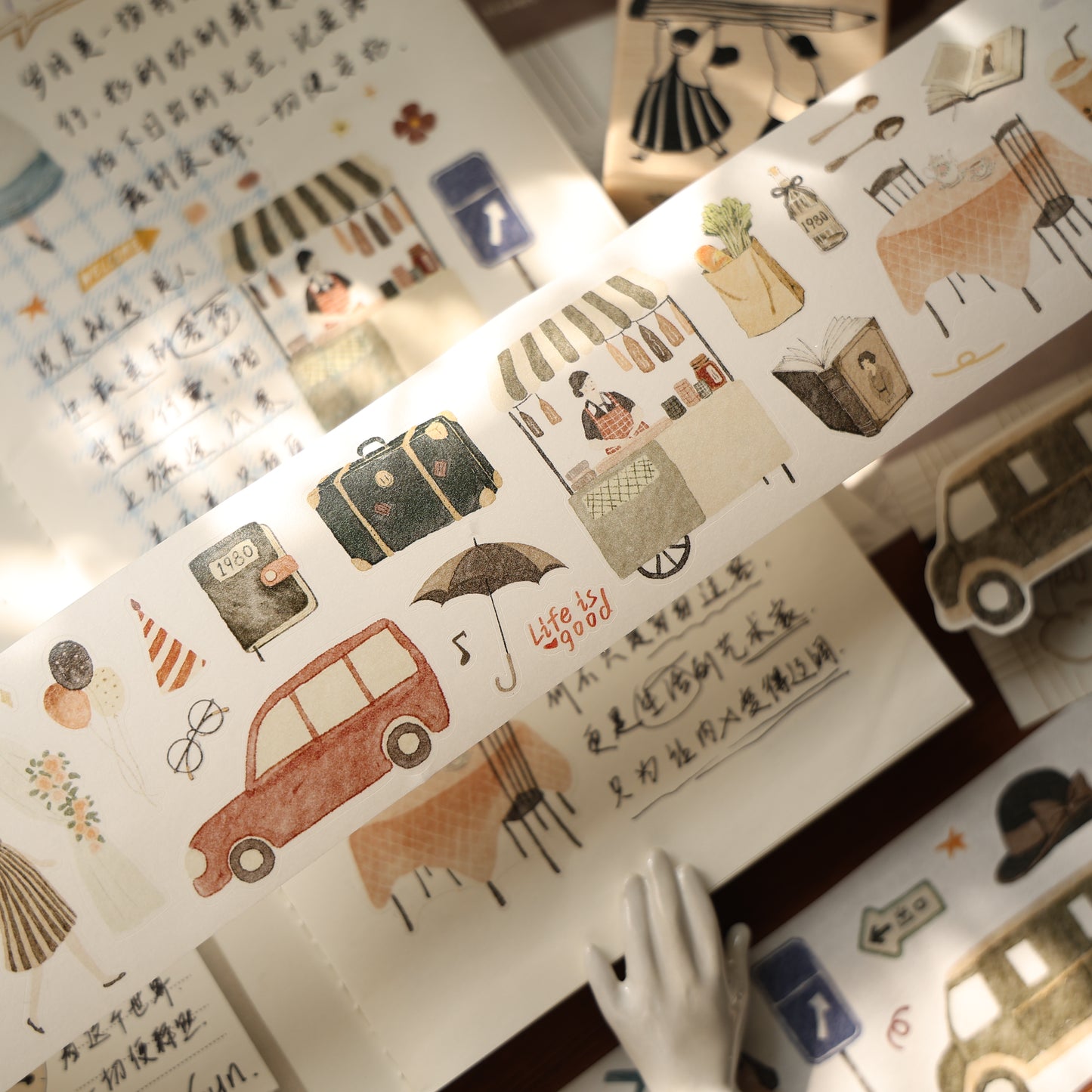 Travel diary Collection Masking Tape | Cute  PET / Washi Tape