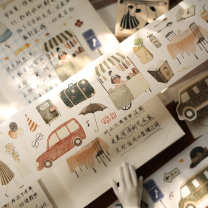 Travel diary Collection Masking Tape | Cute  PET / Washi Tape