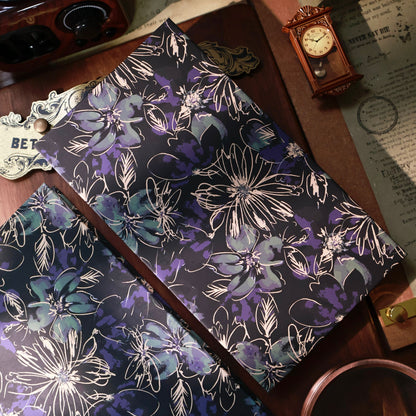 Floral Notebook organ notebook collage book blank notebook organ book