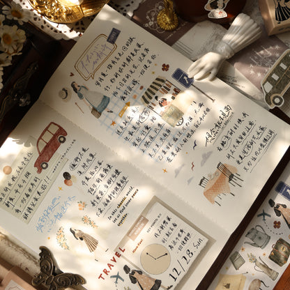 Travel diary Collection Masking Tape | Cute  PET / Washi Tape